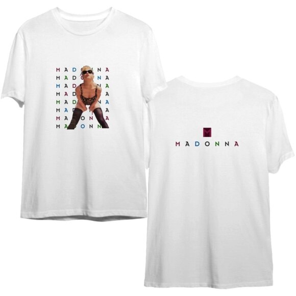 Madonna Vintage 90s Graphic Tee Pop Icon Fan Gift Concert Shirt 86 - Picture 1 of 6